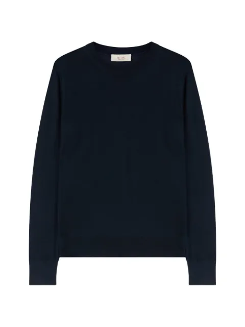 RETORI fine-knit sweatshirt Blue 00MKNTO180WR03