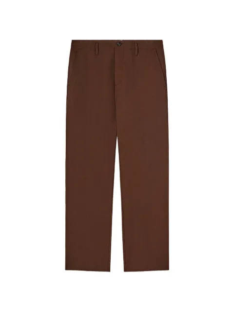 RETORI denim-effect straight-leg trousers Brown 02MFAPA006LF04