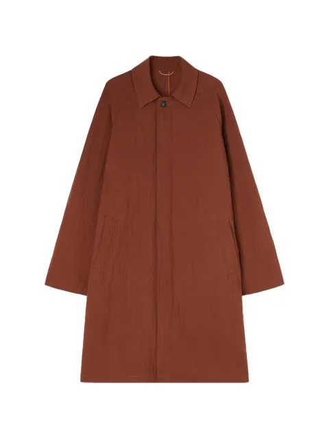 RETORI packable wrinkled trench coat Brown 02MFACO008LU12
