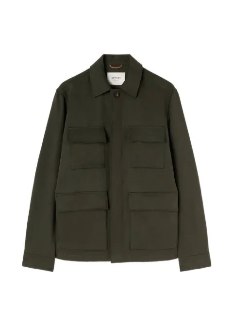 RETORI Saharienne patch-pocket jacket Green 03MFAOU014IU01
