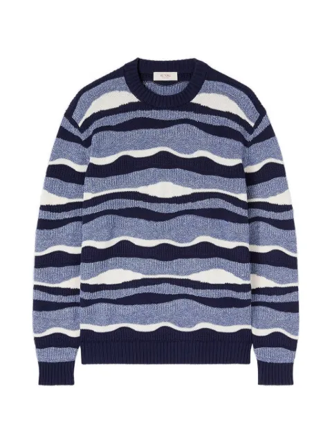 RETORI crew-neck sweater Blue 03MKNTO146CS10