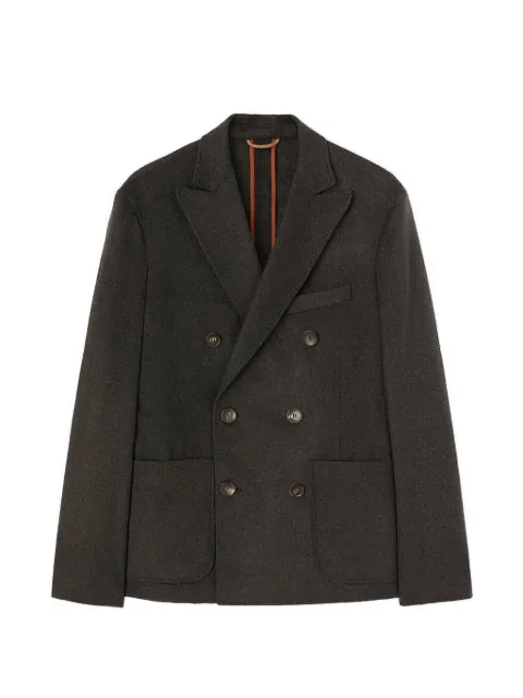 RETORI double-breasted patch-pocket blazer Grey 02MFAJA010SU02