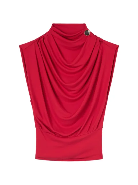 RETORI draped blouse Red 04WFATO019VU00