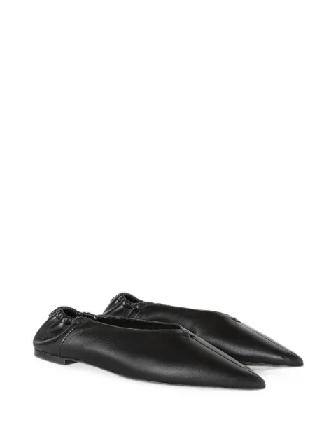 RETORI foldable-back leather ballet flats Black 02WLESH004LE02