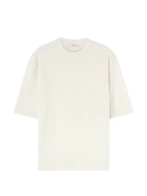 RETORI links-stitch silk T-shirt White 04MKNTO176SU02