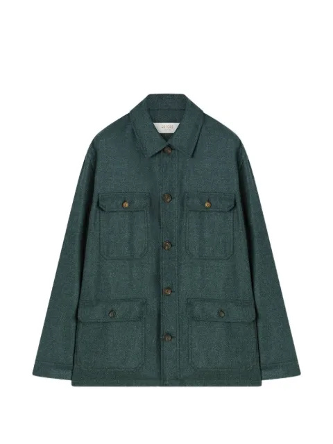 RETORI Saharienne patch-pocket jacket Green 01MFAJA005LU05