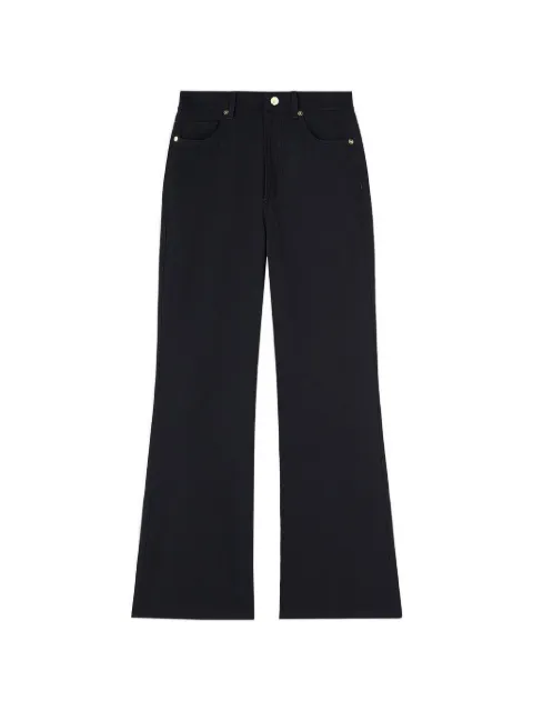 RETORI denim-effect flared trousers Blue 02WFAPA011LF04