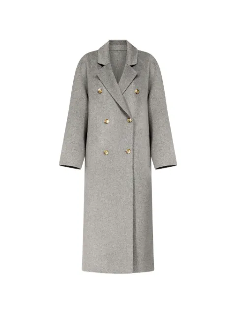 LouLou de Saison Irvin double-breasted notch-lapel coat Grey IRVIN