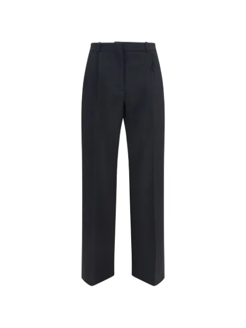 OUR LEGACY Universe pleated wool trousers Blue W2264UB