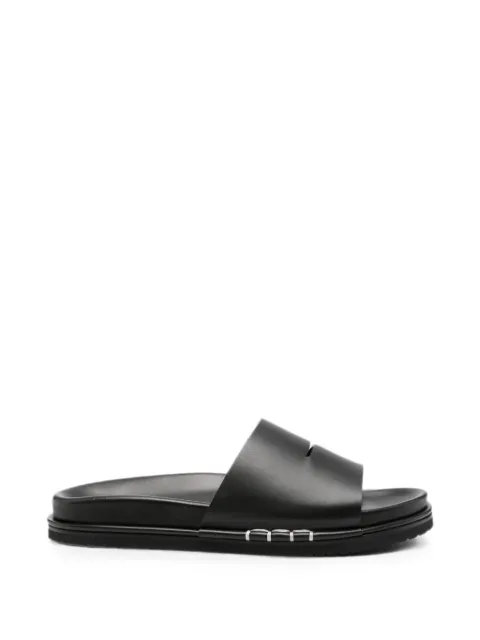 JW Anderson leather slip-on slides Black SL0018LA0232
