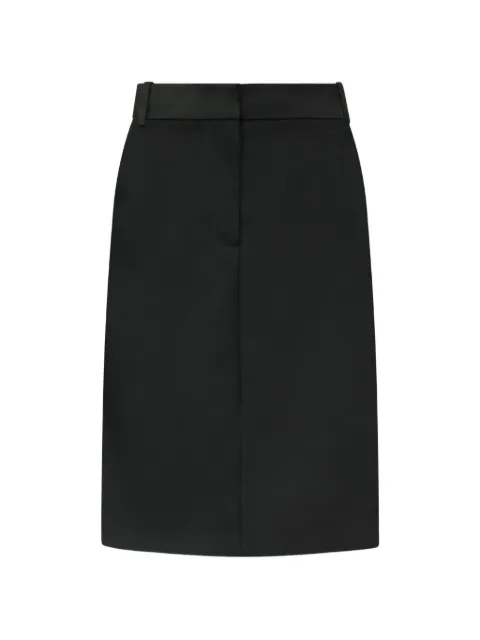 LouLou de Saison Elsie straight-fit midi skirt Black ELSIE