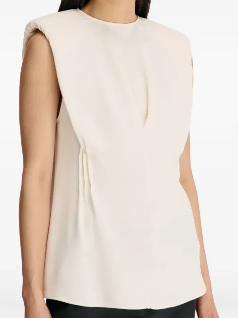 LouLou de Saison Cory pleat-detail top Neutrals CORY