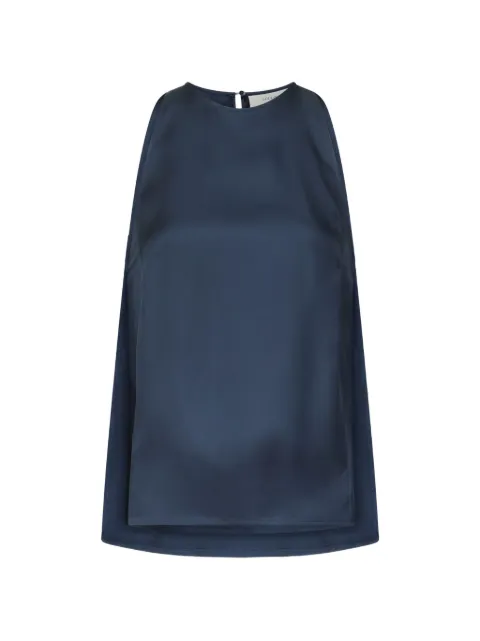 LouLou de Saison Cami silk top Blue CAMI