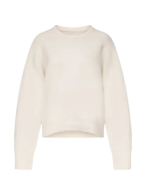 LouLou de Saison Breha crew-neck sweater White BREHA