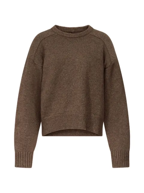 LouLou de Saison Breha crew-neck sweater Brown BREHA