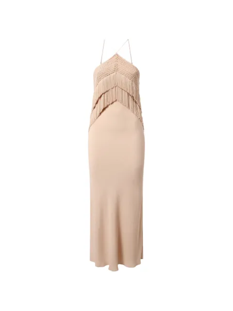 THE ANDAMANE Reina midi dress Neutrals TM190163ATNS059