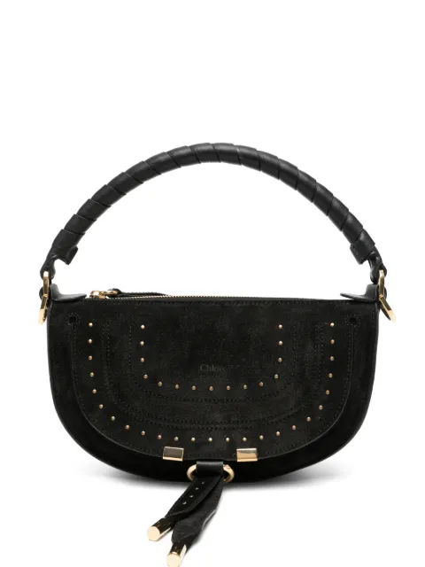 Chloé mini Marcia stud-embellished cross body bag Black CH26AP927S82