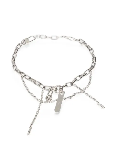 Vitaly Dissolve layered chain necklace Silver VT1219CDSLVSS