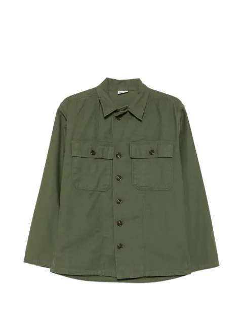 RESOLUTE button-up chest-pocket jacket Green RESOLUTEFEM002