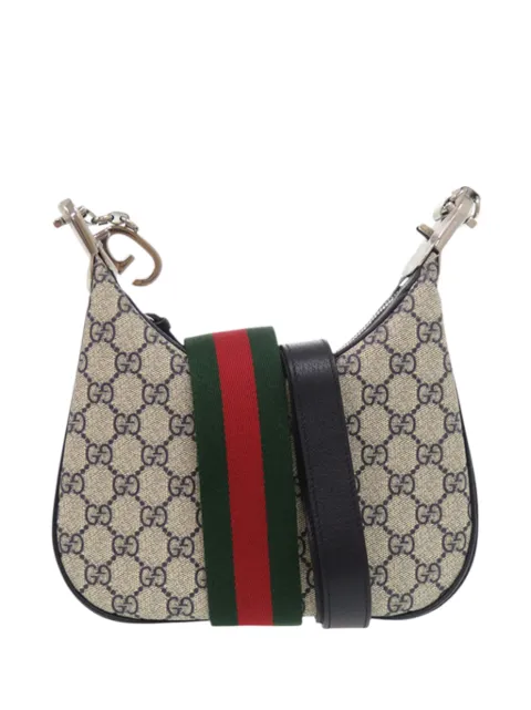 Gucci Pre-Owned 2000-2015 Small GG Supreme Web Attache crossbody bag Neutrals 8MHR8AOAI62TPQM4