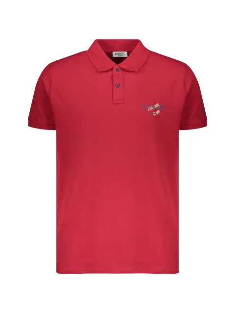 Iceberg logo-detail polo shirt Red ICE26MPL01