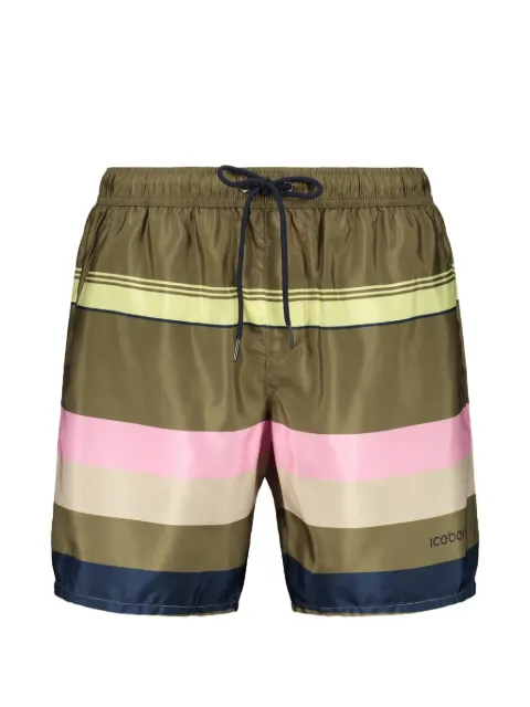 Iceberg striped swim shorts Green ICE26MBM03
