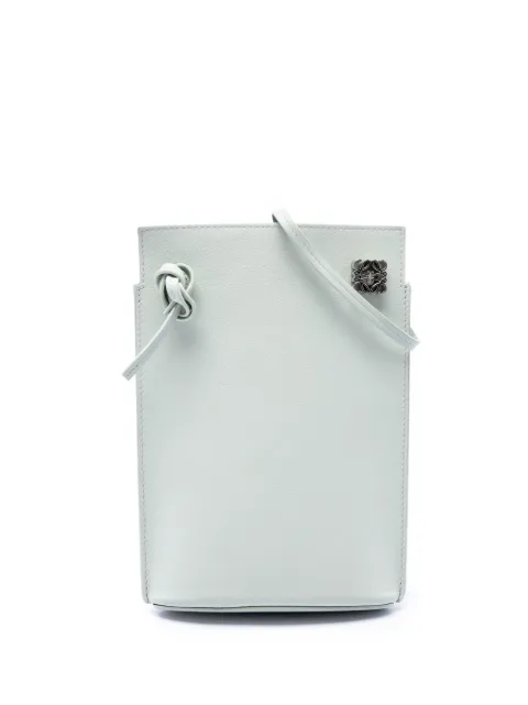 Loewe Pre-Owned 2000-2026 Calfskin Dice Pocket crossbody bag White FSGPROXZCRG95BYX