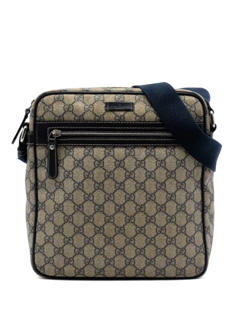 Gucci Pre-Owned 2016-2026 GG Supreme crossbody bag Neutrals UEXZ4W6I81GFYNQ9