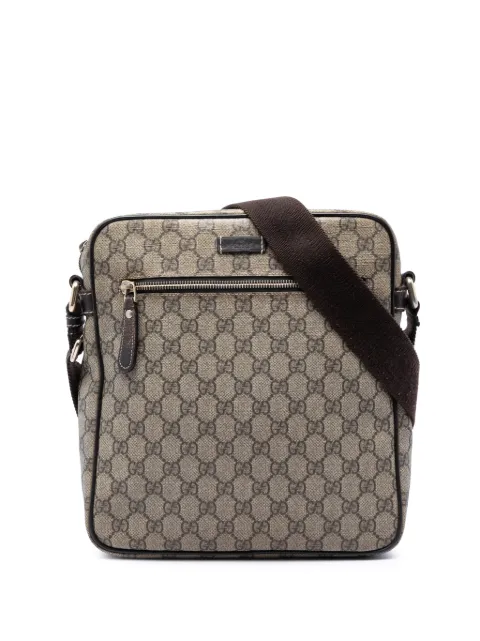 Gucci Pre-Owned 2016-2026 GG Supreme crossbody bag Neutrals LW746NWVRJOEQ5IN