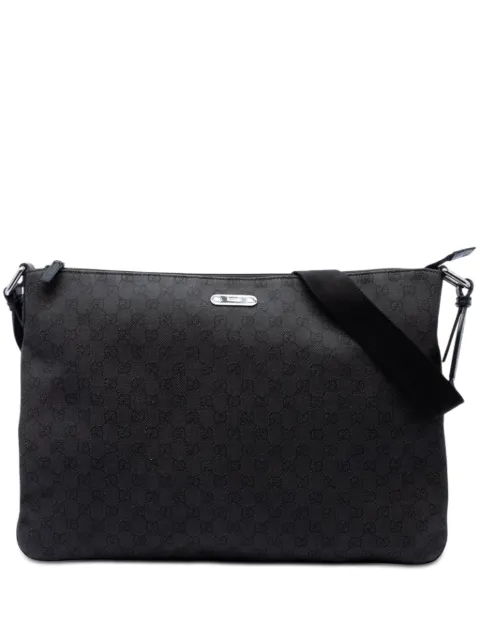 Gucci Pre-Owned 2016-2026 GG Denim crossbody bag Black LPGF1OSVJT4G85IL