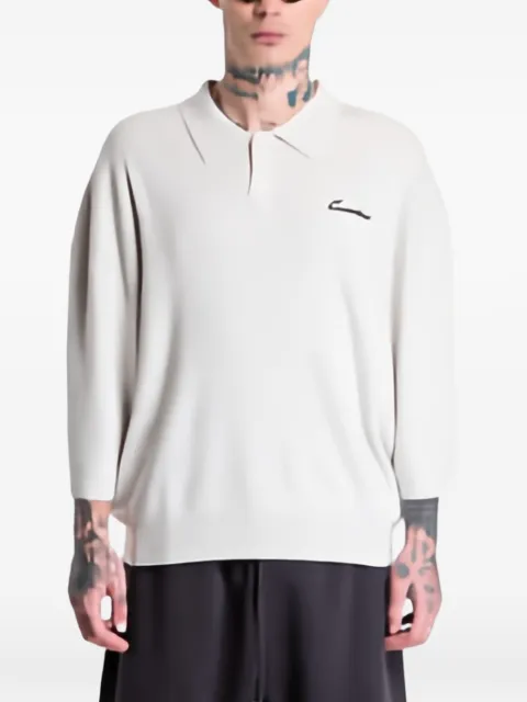 FEAR OF GOD ESSENTIALS Essentials logo-embroidered polo shirt Neutrals 192SP266963F260