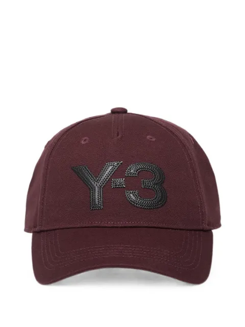 Y-3 logo-appliqué cap Red KW9699