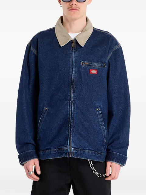 DICKIES corduroy-collar denim jacket Blue DK0A88EG