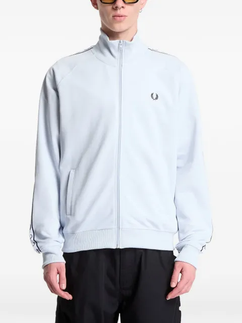 Fred Perry logo-embroidered track jacket Blue J4620