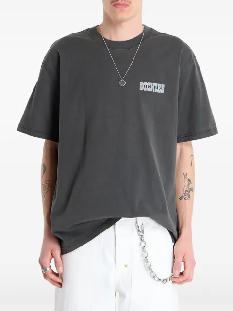 DICKIES graphic-print short-sleeve T-shirt Grey DK0A883BBLK1