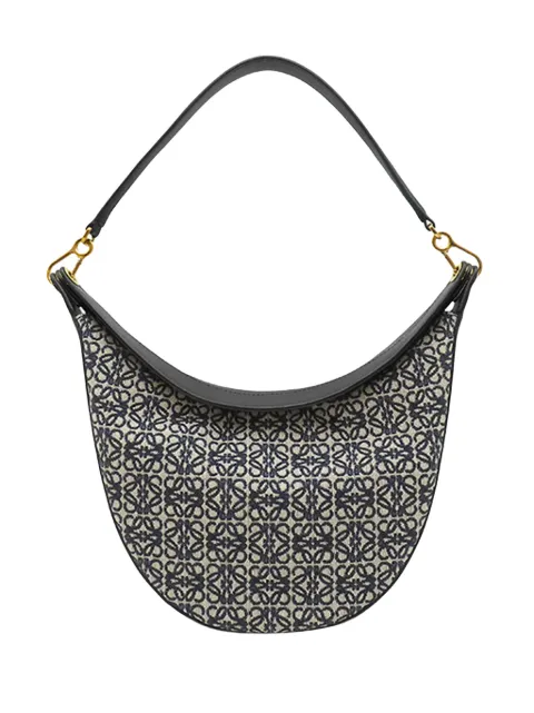 Loewe Pre-Owned 2010-2026 Anagram Canvas Luna hobo bag Blue YU08SFWR8P0WKIML