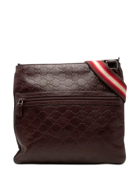 Gucci Pre-Owned 2000-2015 Guccissima Web crossbody bag Red J0H1Q538S4OASX3N