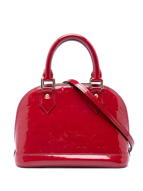 Louis Vuitton Pre-Owned 2015 Monogram Vernis Alma BB satchel Red 9ALO0COMPZABG5RV