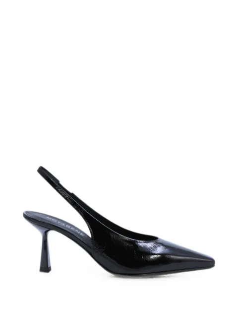 Notabene Emmely 70 patent-leather slingback pumps Black EMMELY