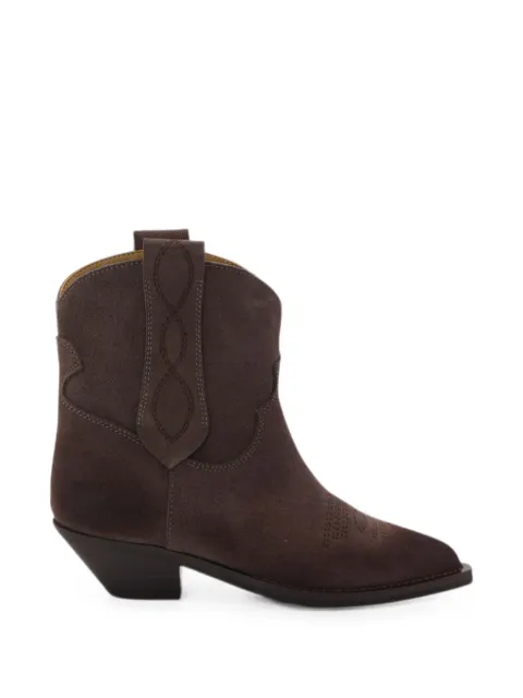 Notabene Arnette suede western boots Brown ARNETTE