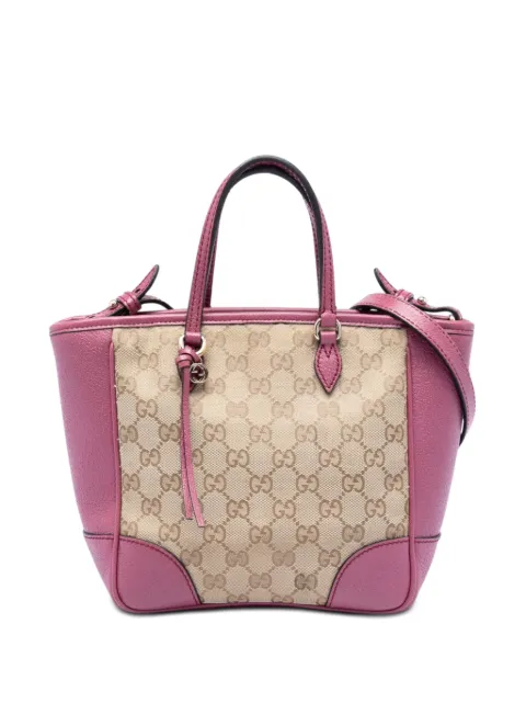 Gucci Pre-Owned 2016-2026 Small GG Canvas Bree satchel Pink XN0BF3DXMU67XWLZ