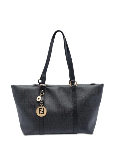 Fendi Pre-Owned 2000-2026 Zucchino Coated Canvas Superstar tote bag Grey W2Y98UDHZH3D78Z5