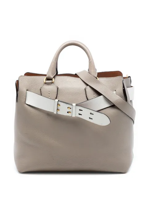 Burberry Pre-Owned 2000-2017 Medium Bicolor Leather Marais Belt Bag satchel Grey V2T6YJ96G7B7HSF1