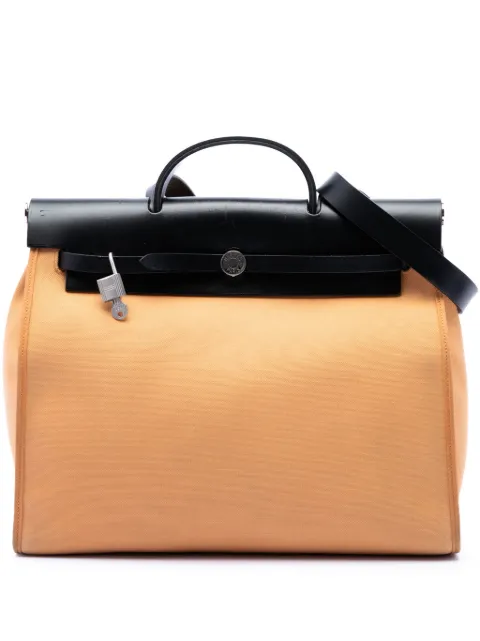 Hermès Pre-Owned 2017 Toile Herbag Zip 39 satchel Orange BJQLU1KZII1C36BU