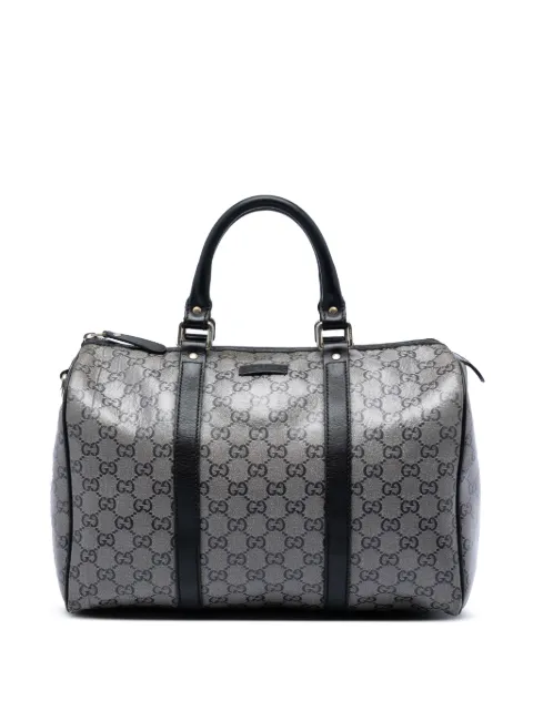 Gucci Pre-Owned 2016-2026 Medium GG Crystal Joy boston bag Grey PA0M0BRBEP1EMNQD
