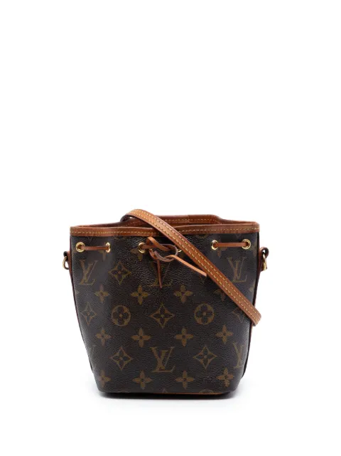 Louis Vuitton Pre-Owned 2017 Monogram Nano Noe bucket bag Brown MIAE2DEH1BL66GQ4