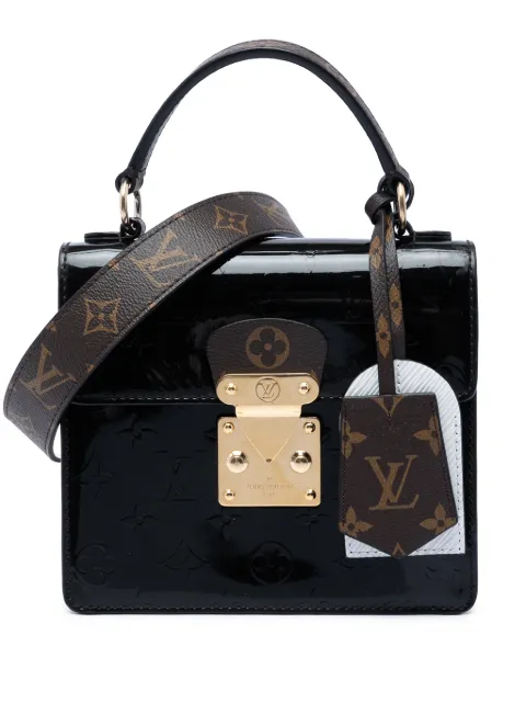 Louis Vuitton Pre-Owned 2019 Monogram Vernis Spring Street satchel Black 3KYJ09LERNFQGN7G