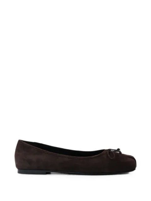 Notabene Serena bow-detail ballet flats Brown SERENA
