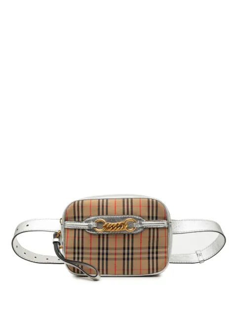 Burberry Pre-Owned 2000-2017 Haymarket Check Canvas 1983 Link belt bag Neutrals O713NWLKU1QHH5EQ