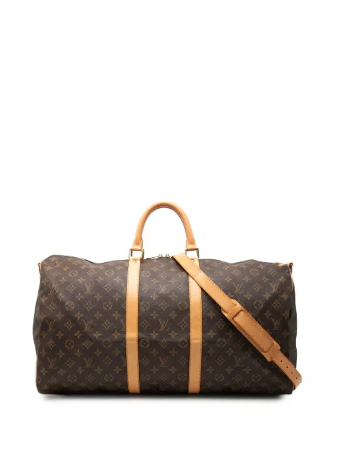 Louis Vuitton Pre-Owned 2002 Monogram Keepall Bandouliere 55 travel bag Brown NZT8LMI25SGH1D5G